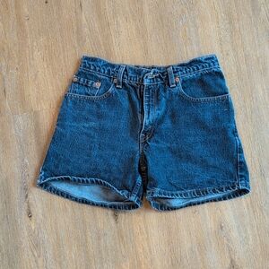 Vintage Dark Wash Levis Short